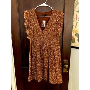 Madewell - Pintuck Mini Dress in Florentine Floral